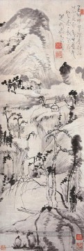 paysage Juran style ancienne Chine encre Peinture à l'huile
